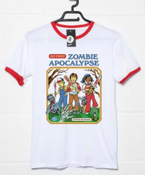 Steven Rhodes My First Zombie Apocalypse Ringer T-Shirt