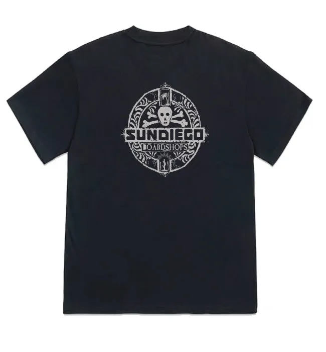 SunDiego Skull Seal Tee  - Limo