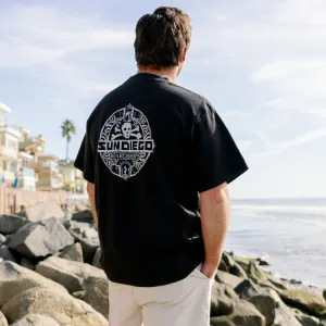 SunDiego Skull Seal Tee  - Limo