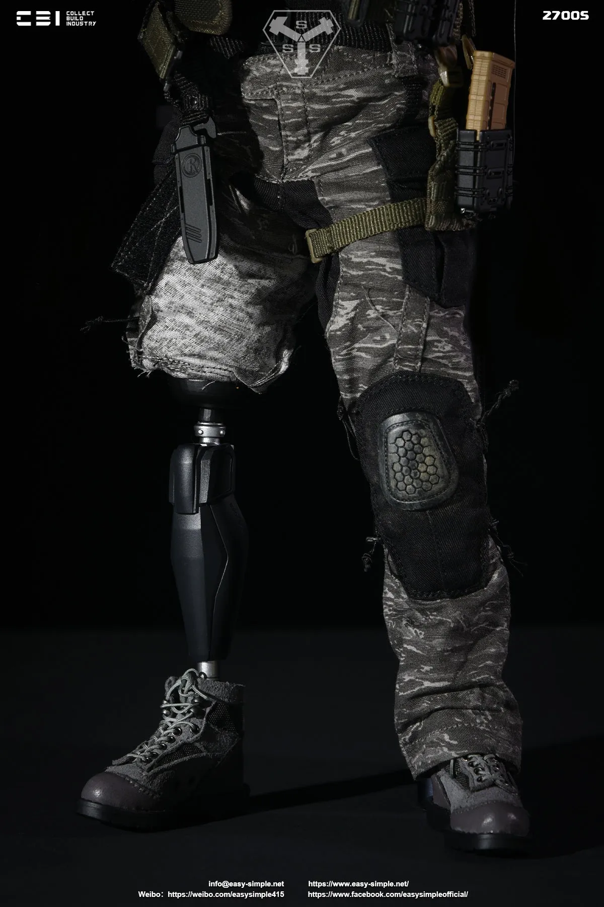 Task Force 58 PO1 Brad - Black MOLLE Combat Vest