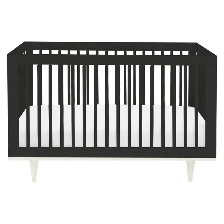 The Baby Atelier 100% Organic Modern Crib Black