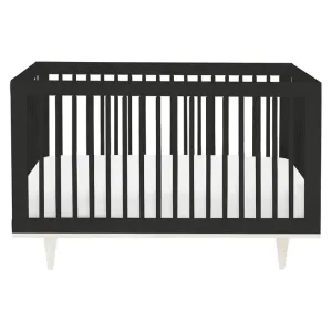 The Baby Atelier 100% Organic Modern Crib Black