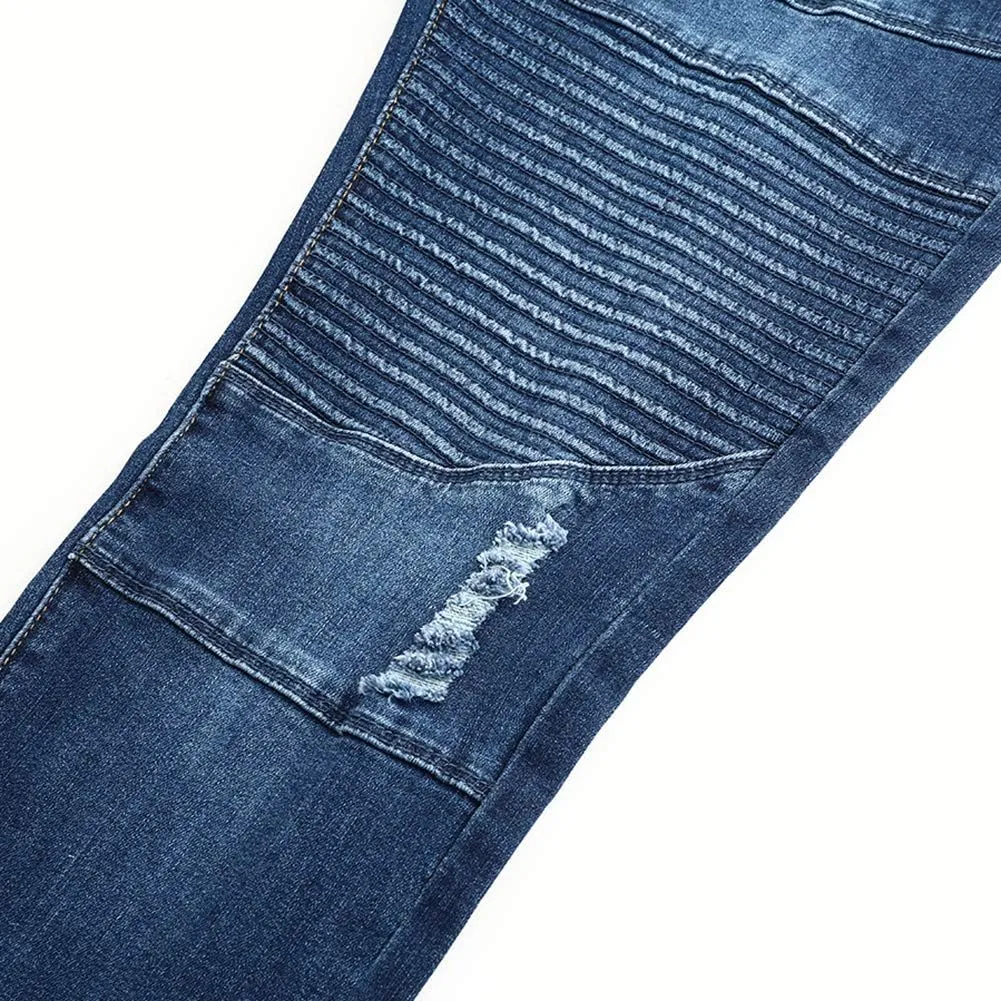 THUNDER STAR Womens Stretch Skinny Jeans Mid Rise Slim Denim Jeggings