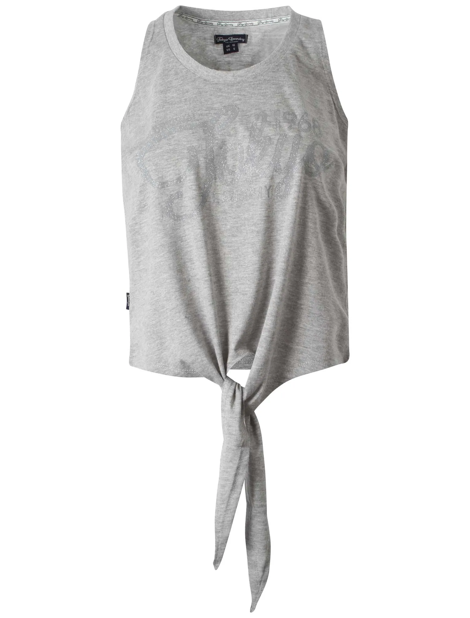 Tokyo Laundry grey sleeveless t-shirt
