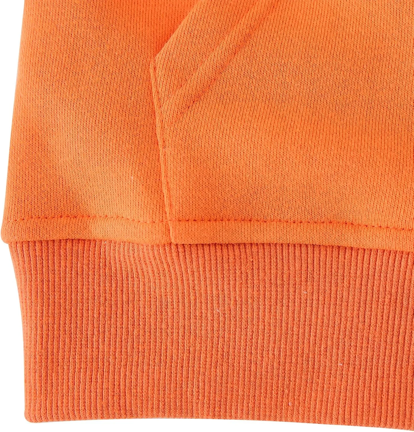 UMELOK Kids Full Zip-Up Hoodie Solid Sweatshirt for Boys and Girls