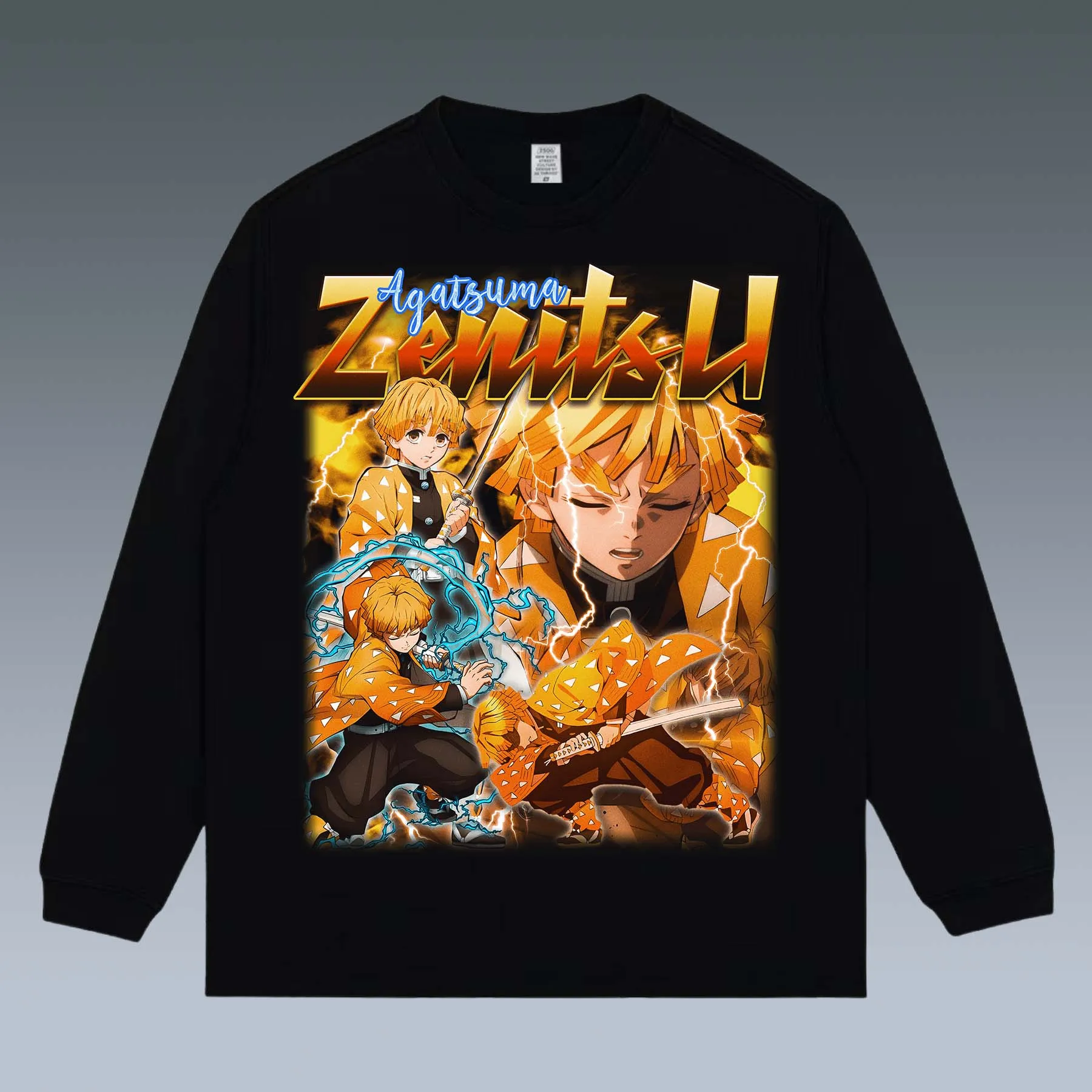 VINTAGE LONG SLEEVE TEE | AGATSUMA ZENITSU