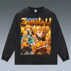VINTAGE LONG SLEEVE TEE | AGATSUMA ZENITSU