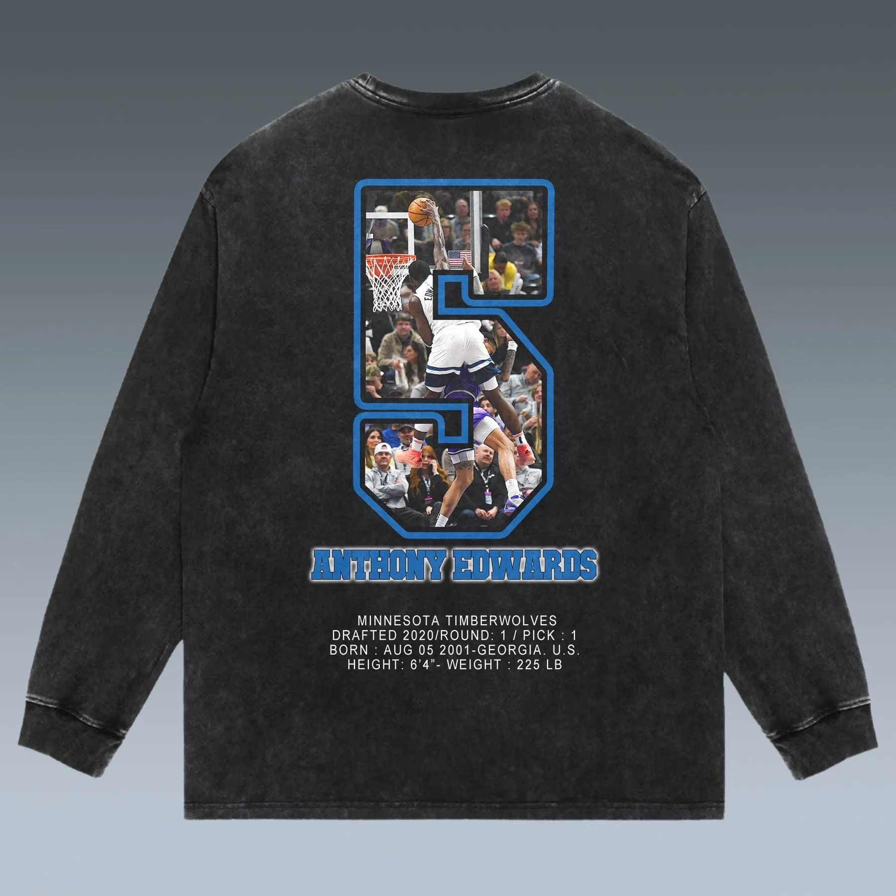 VINTAGE LONG SLEEVE TEE | ANTHONY EDWARDS 5.6-2