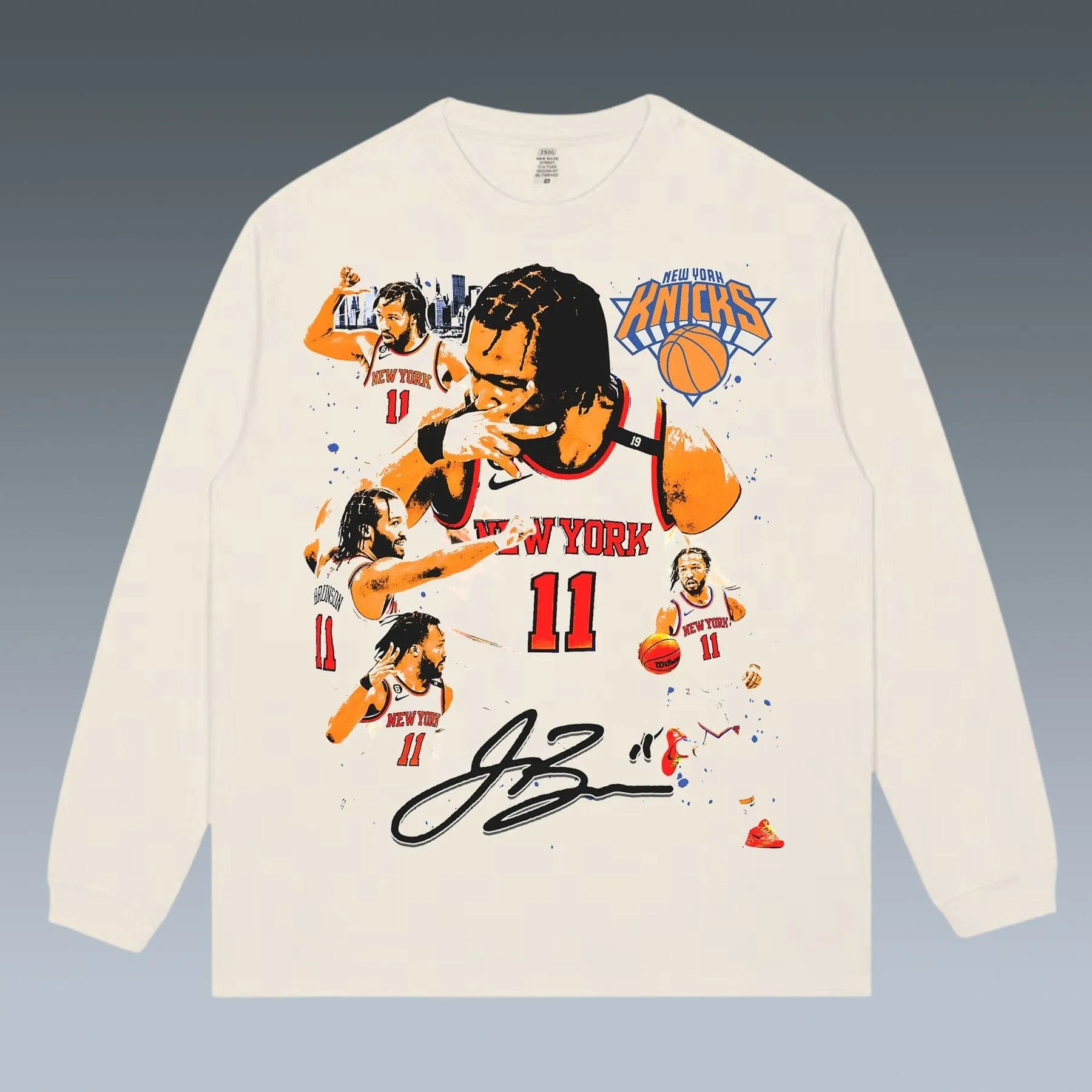 VINTAGE LONG SLEEVE TEE |  JALEN BRUNSON