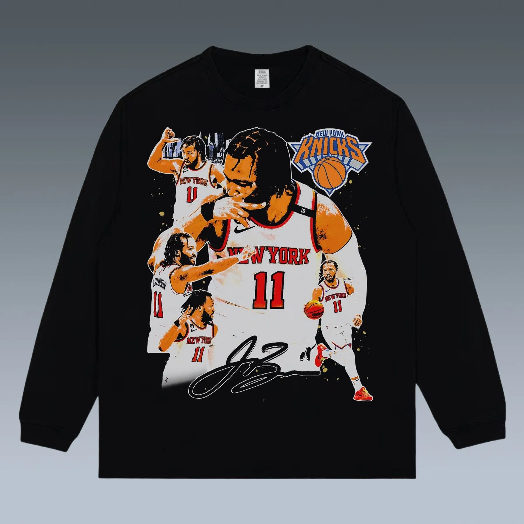 VINTAGE LONG SLEEVE TEE |  JALEN BRUNSON