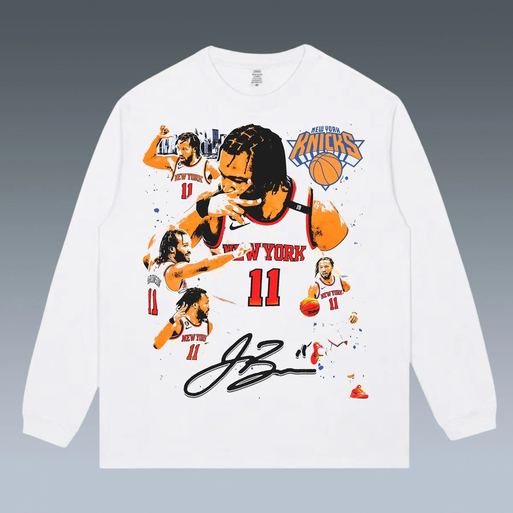 VINTAGE LONG SLEEVE TEE |  JALEN BRUNSON