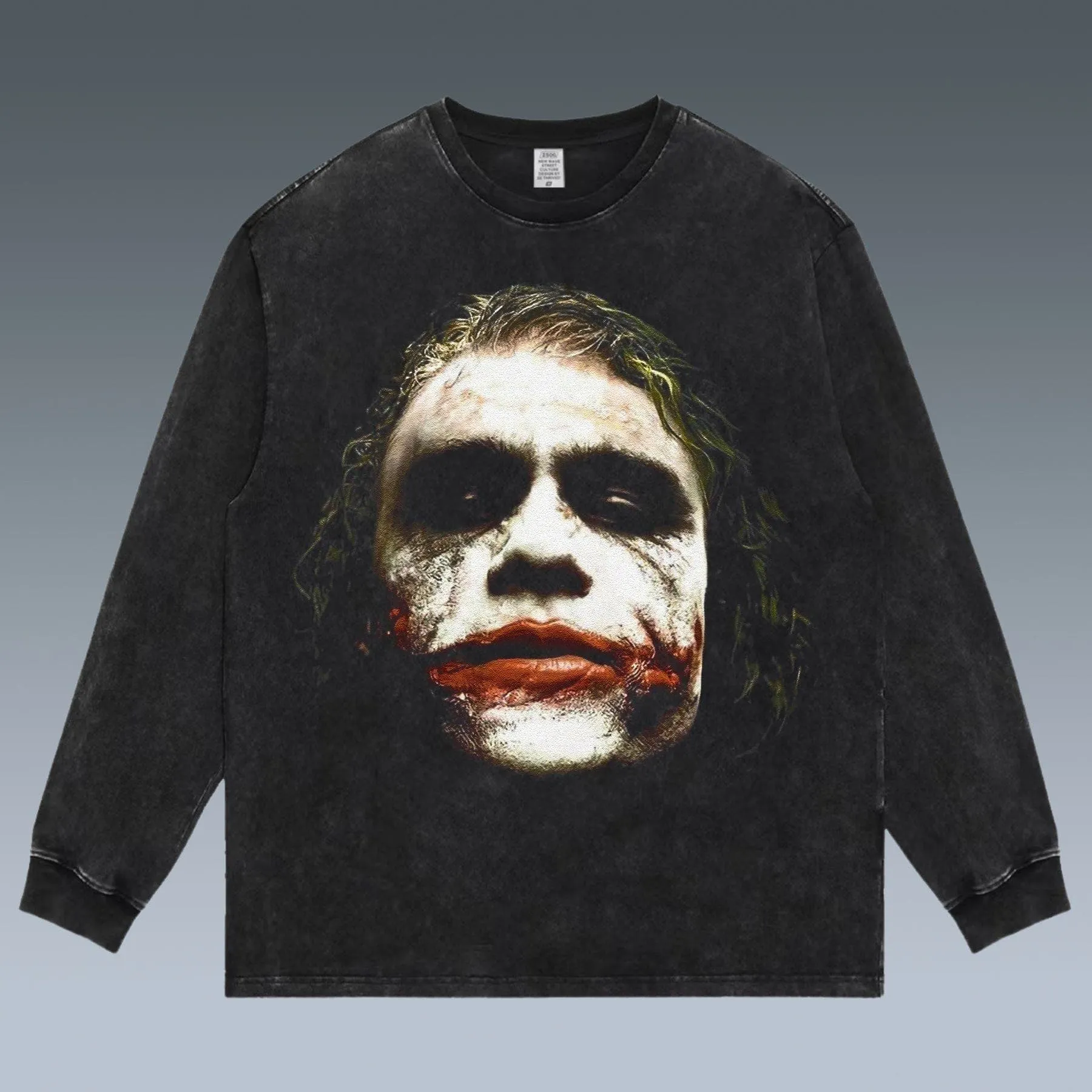 VINTAGE LONG SLEEVE TEE |  WHY SO SERIOUS?-JOKER