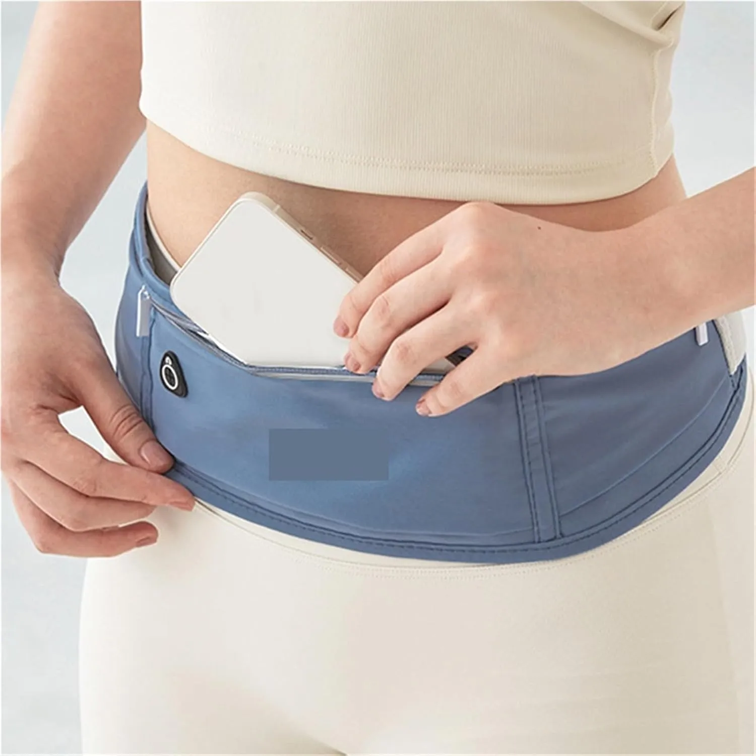 Waist Bag Sports Men Belt Bag Ultra-Thin Waterproof Mini Women Run Light Waist Pouch Anti-theft Waist Packs For Fitness and Running(Pink)