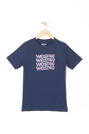 West 49 Youth  Camo Logo Fill Tee