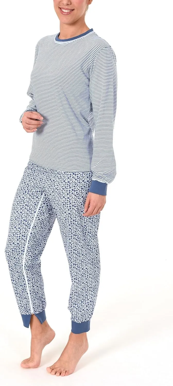 Women's Care Alzheimer's Nursing Clothing Jumpsuit Pajama with Zipper at Back and Leg