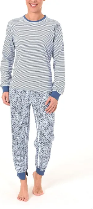 Women's Care Alzheimer's Nursing Clothing Jumpsuit Pajama with Zipper at Back and Leg