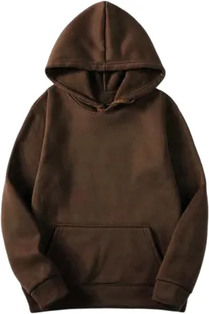 Womens Oversized Sweatshirts Casual Long Sleeve Fleece Hoodies Drawstring Pullover Fall Cute Outfits with Pocket
