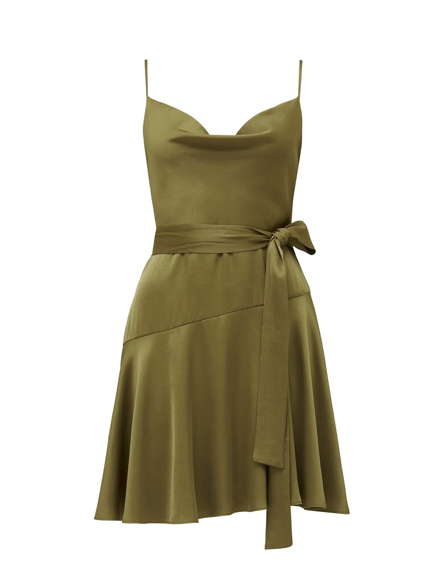 Zephr Cowl Neck Mini Dress